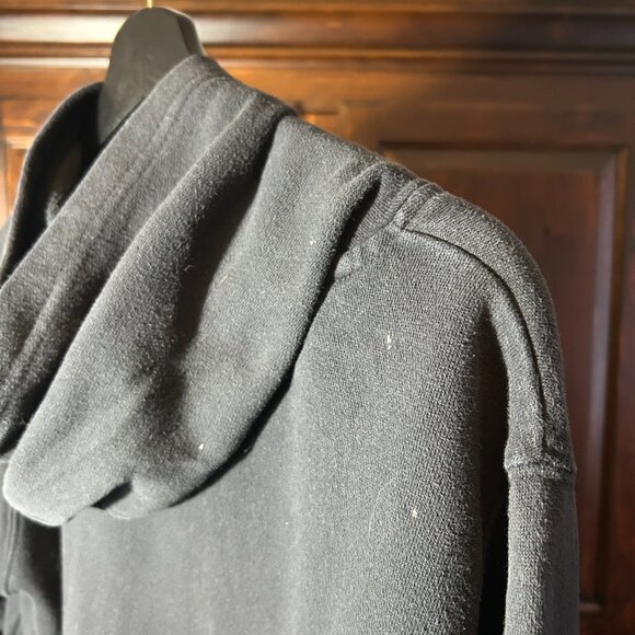 Spartiate Black Hoodie – Size S – Embroidered Graphic – Pullover Sweatshirt - Picture 3 of 5